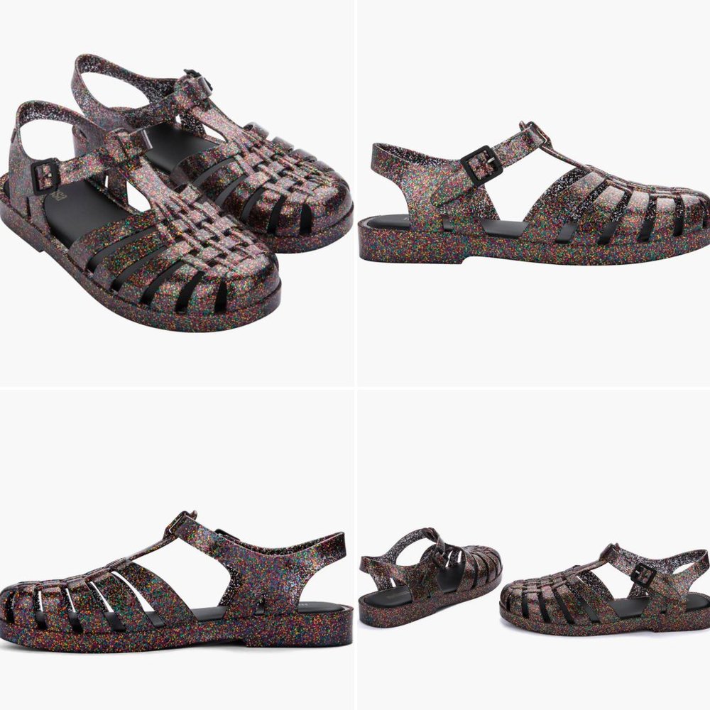 Melissa Possession Glitter Jelly Sandals